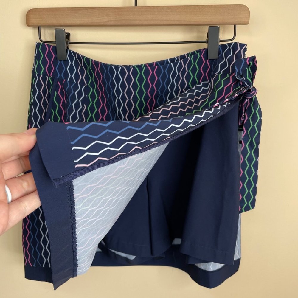 Golftini Performance Golf Skort Size 0 Blue Athletic Preppy Tennis - Picture 3 of 9